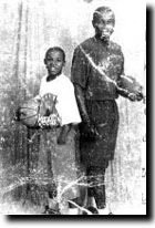 Johnny Brantley with his son, Terrell