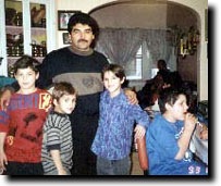 Tony Castaneda with his family