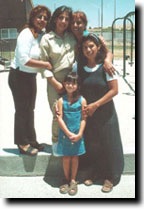 Susana Cruz with her family