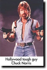 Hollywood tough guy Chuck Norris
